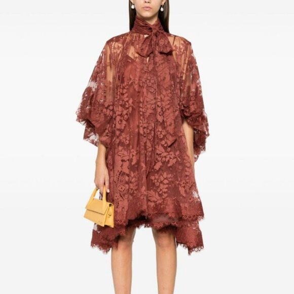 Zimmermann Dresses & Skirts - 𝒁𝑰𝑴𝑴𝑬𝑹𝑴𝑨𝑵𝑵 ILLUSTRATION Lace Mini Skirt